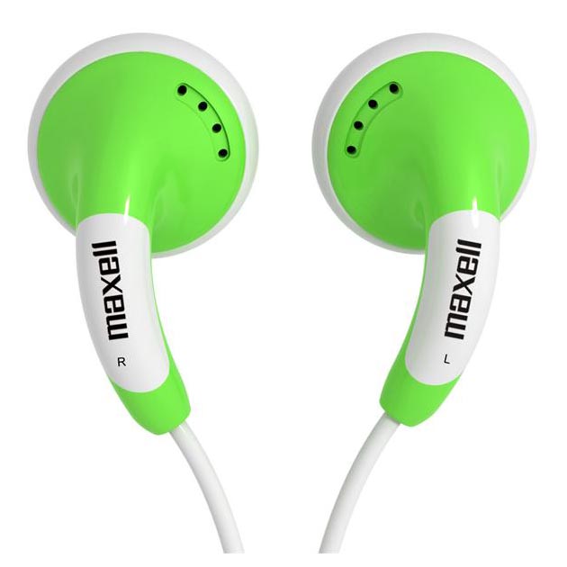 EARPHONES AURICULAR MAXELL COLOUR BUDZ MXSCBGR VERDE FLUOR 303361 71914 2