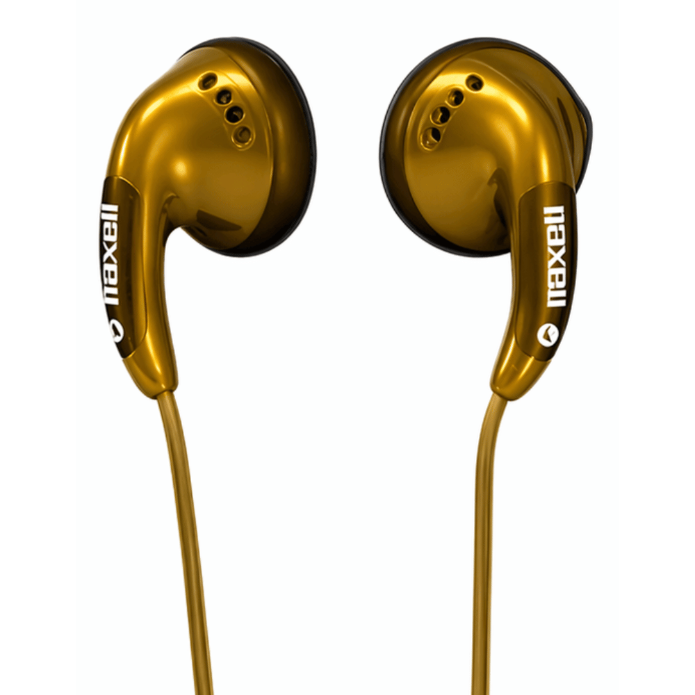 EARPHONES AURICULAR MAXELL COLOUR BUDZ MXSCBG OURO 303363 71929 0