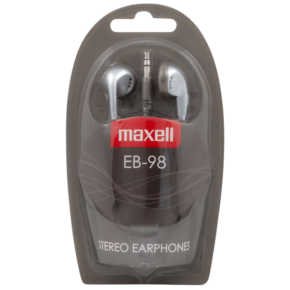 EARPHONES AURICULAR MAXELL EB-98 STEREO PRATA 303456.00.CN 303456 72520