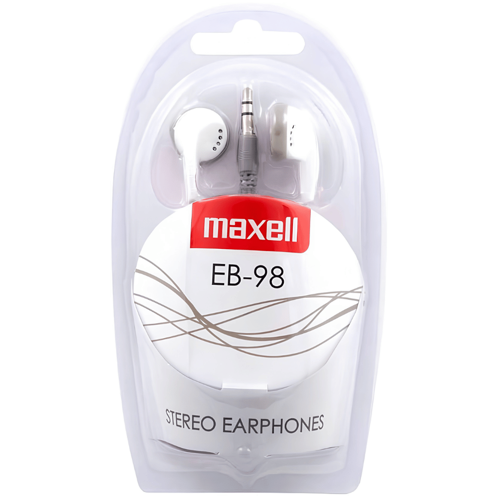 EARPHONES AURICULAR MAXELL EB-98 STEREO BRANCO 303452.02.CN 190425 28609