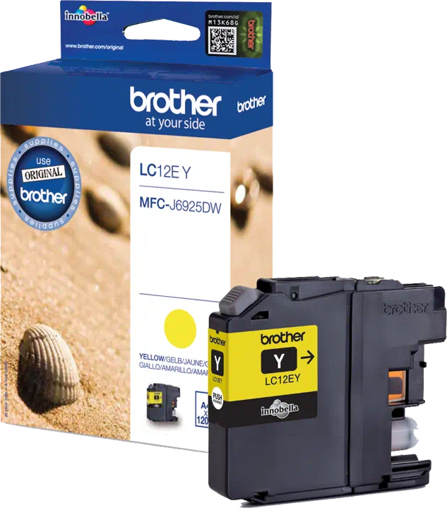TINTEIRO BROTHER MFCJ6925DW ALTA CAPACIDADE AMARELO 1