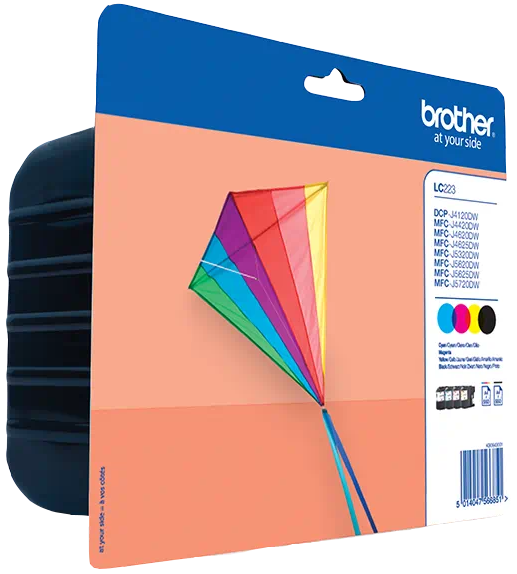 TINTEIRO BROTHER MFCJ4420/J4620/J4625/5320/5620/5625 PACK C/4 CORES 0