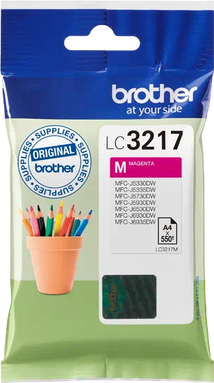 TINTEIRO BROTHER MFCJ6530/MFCJ6930/MFCJ5330/MFCJ5730/MFCJ5930/6935 0.55K MAGENTA