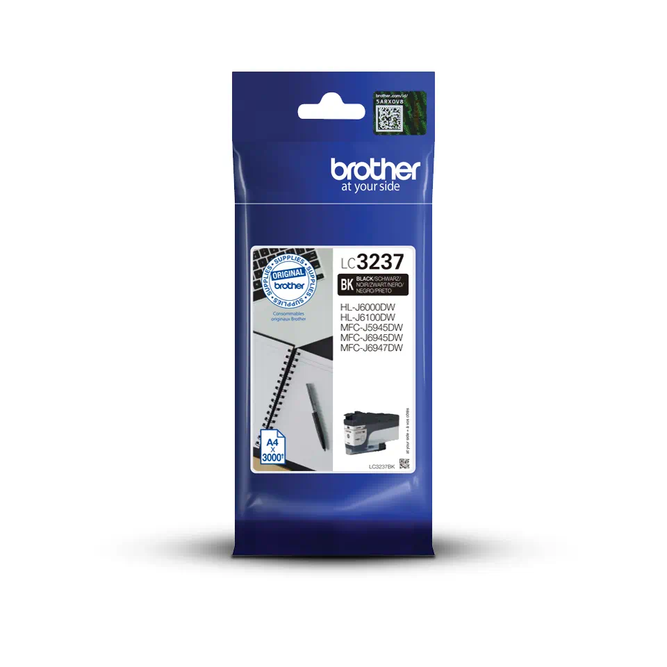 TINTEIRO BROTHER HL-J6000DW/HL-J6100DW/MFC-J6947DW/MFC-J5945DW 3.0K PRETO