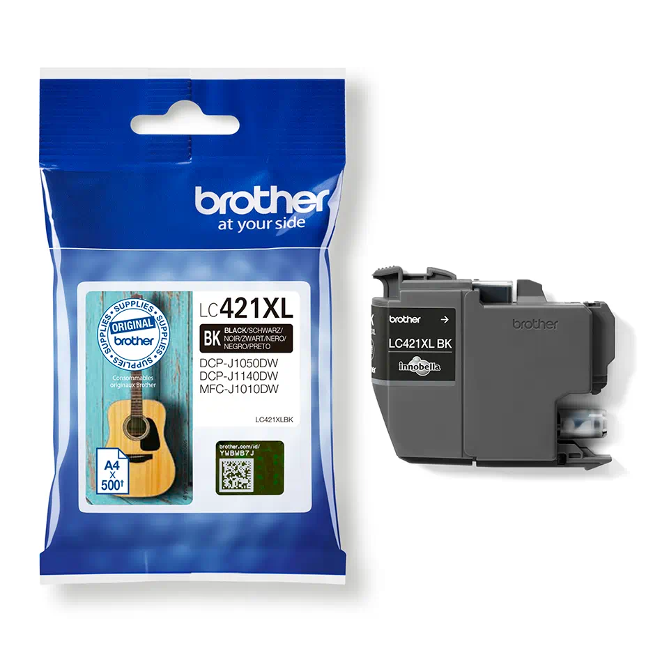 TINTEIRO BROTHER DCP-J1050DW/DCP-J1140DW/MFC-J1010DW LC421XLBK PRETO 2