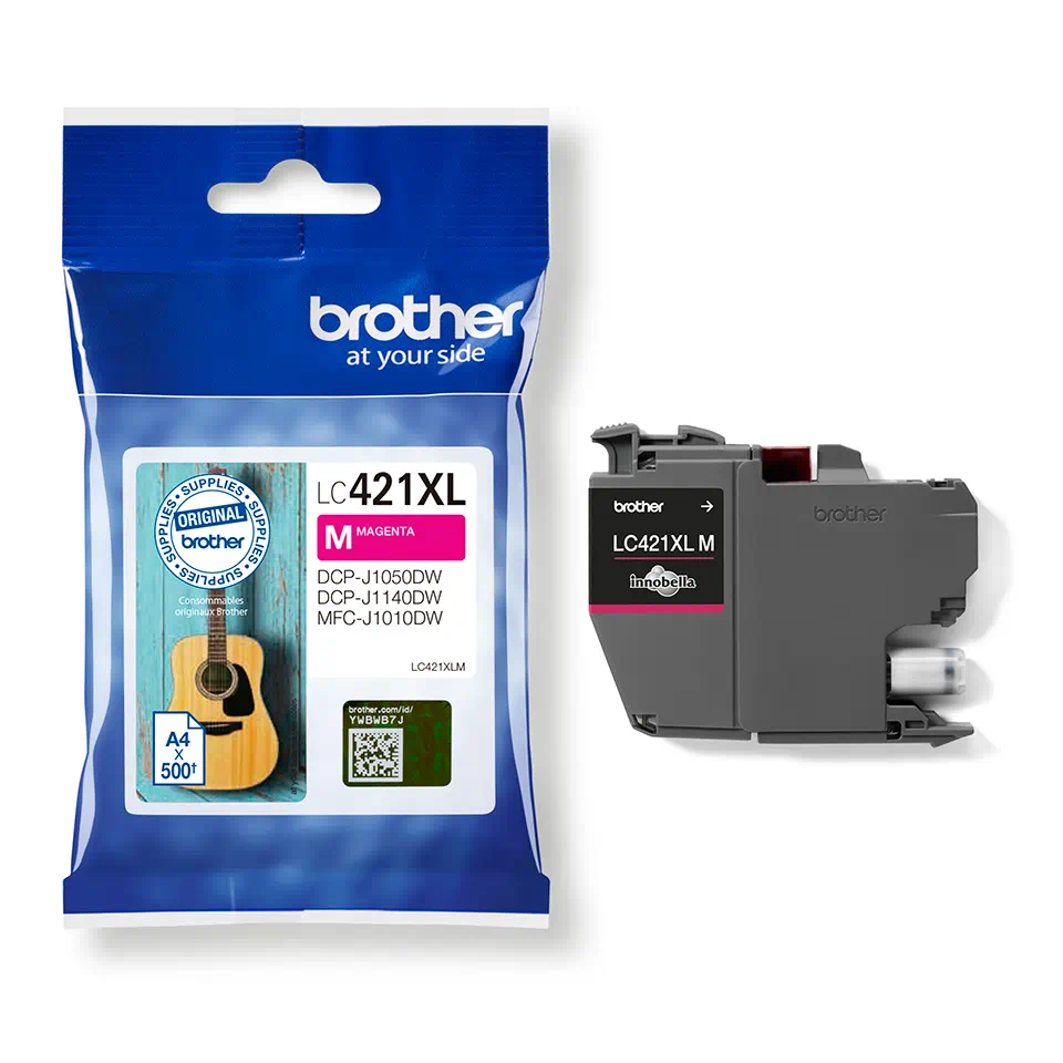 TINTEIRO BROTHER DCP-J1050DW/DCP-J1140DW/MFC-J1010DW LC421XLBK MAGENTA 2