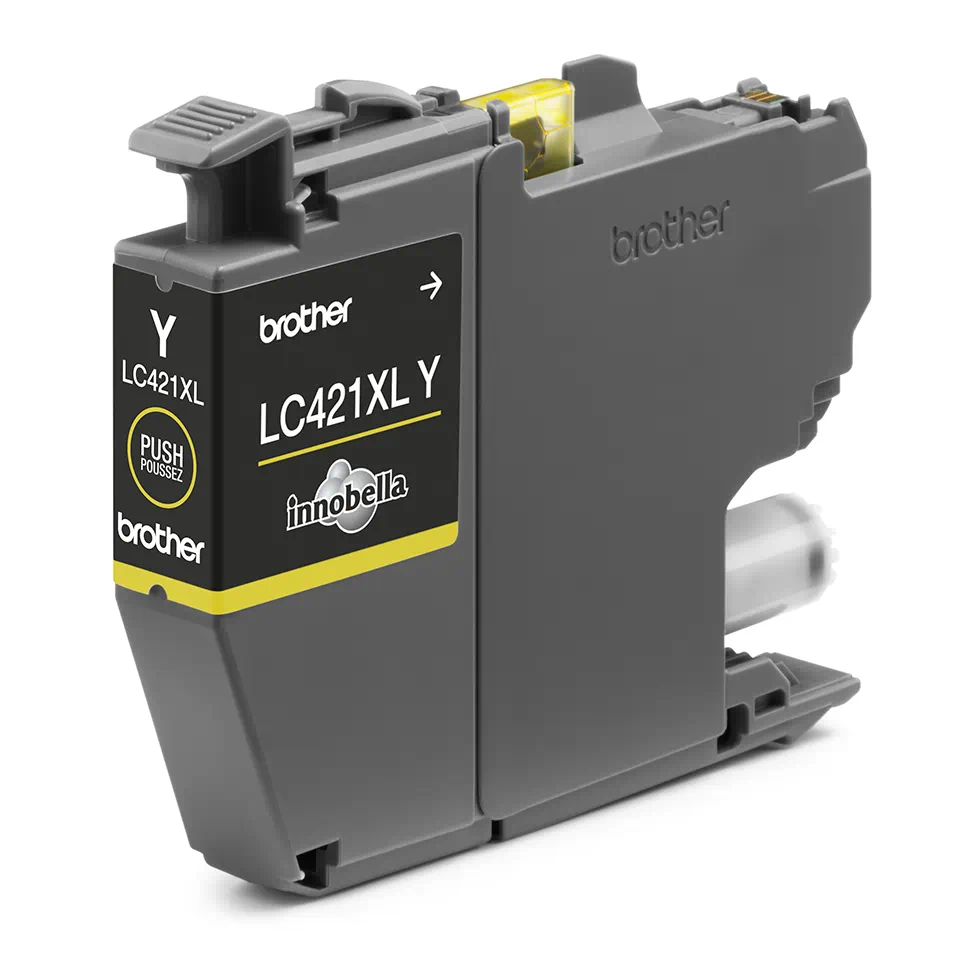 TINTEIRO BROTHER DCP-J1050DW/DCP-J1140DW/MFC-J1010DW LC421XLBK AMARELO 1