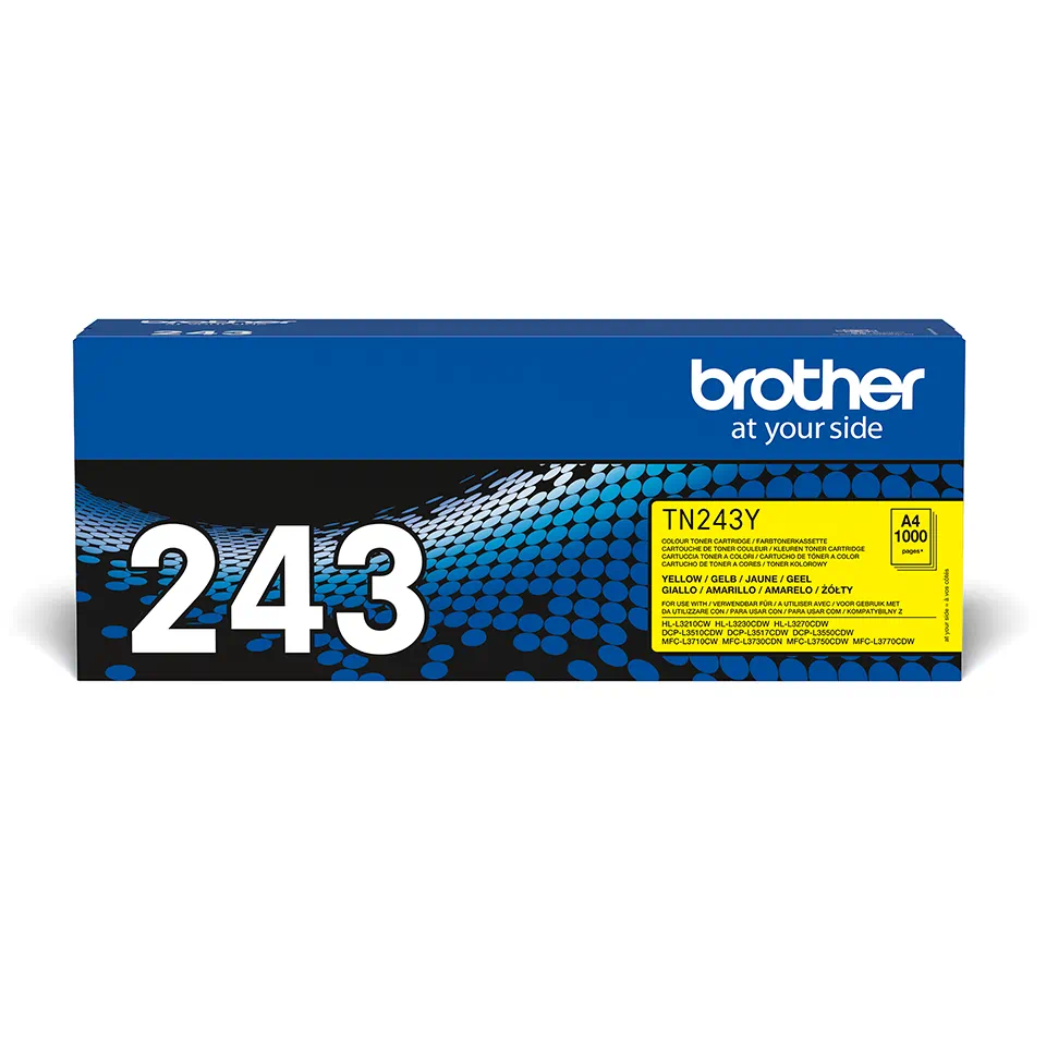 TONER BROTHER MFC-L2710/2730/2735/2750/HL-L2310/2350/2357/2370 1.0K AMARELO