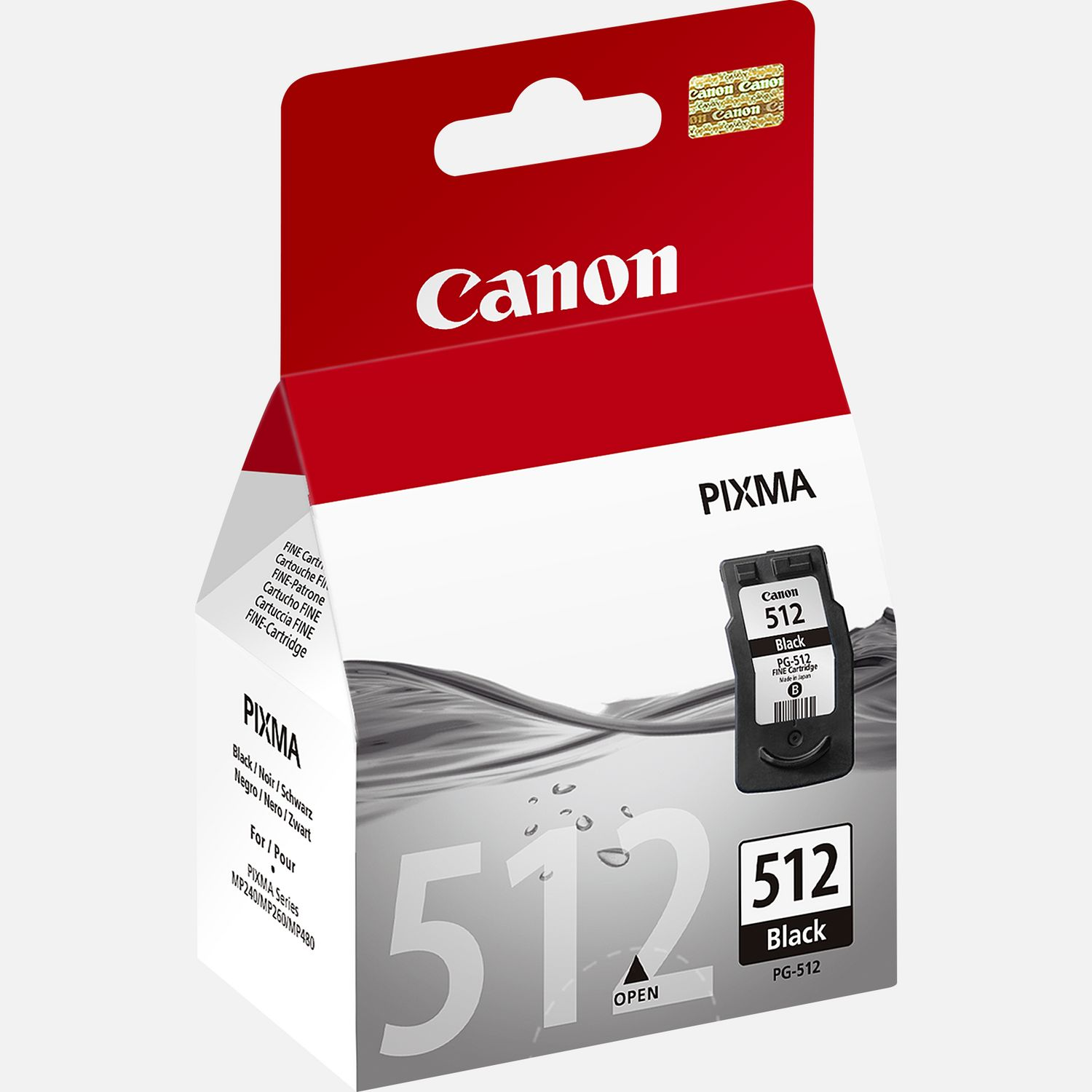 TINTEIRO CANON MP240/260/480 PRETO XL
