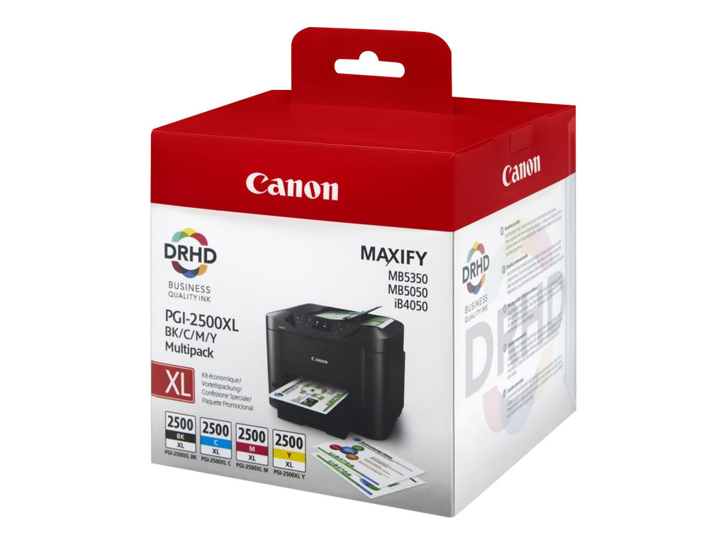 TINTEIRO CANON MAXIFY IB4050/MB5050/MB5350 PACK C/4 TINTEIROS BKCMY XL 9254B004