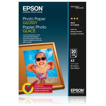 PAPEL FOTO EPSON A3 200GR INKJET PAPER GLOSSY/BRILHO PREMIUM PACK C/50 FOLHAS 0