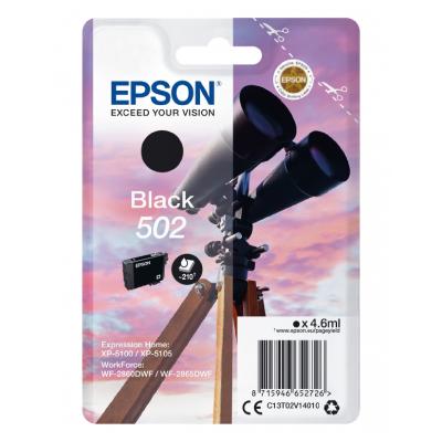 TINTEIRO EPSON XP5100/XP-5105/WF2860DWF/WF2865DWF 0.21K 502 PRETO