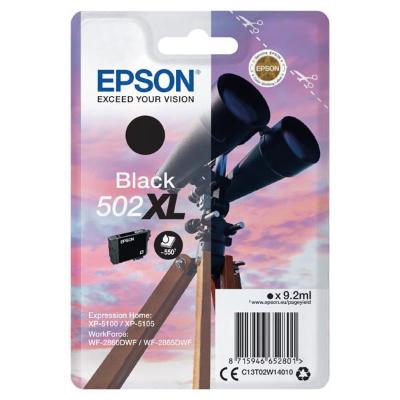TINTEIRO EPSON EXPRESSION HOME XP5100/XP5105/WF2560DWF/WF2865DWF 502XL PRETO
