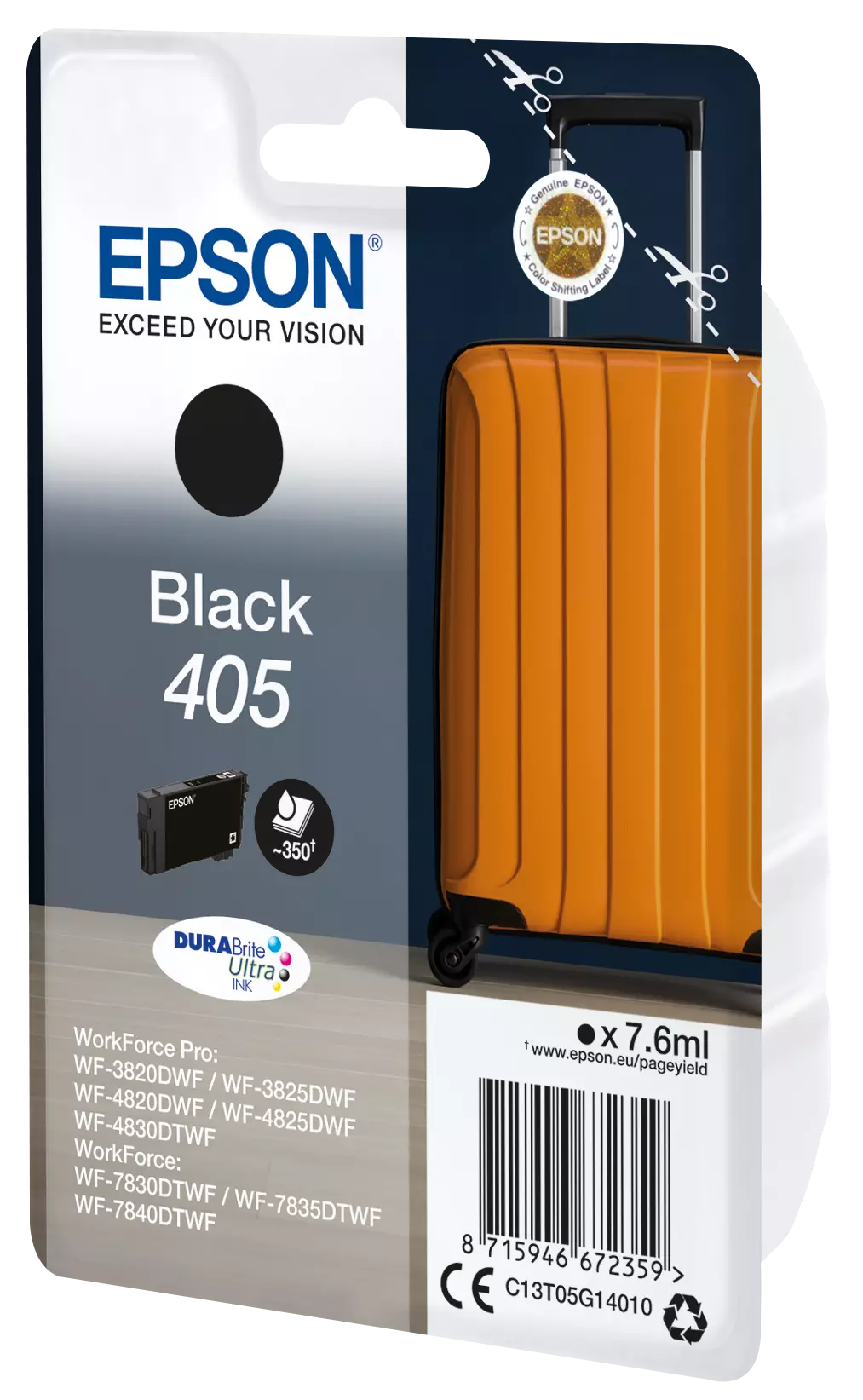 TINTEIRO EPSON 405 DURABRITE ULTRA INK PRETO
