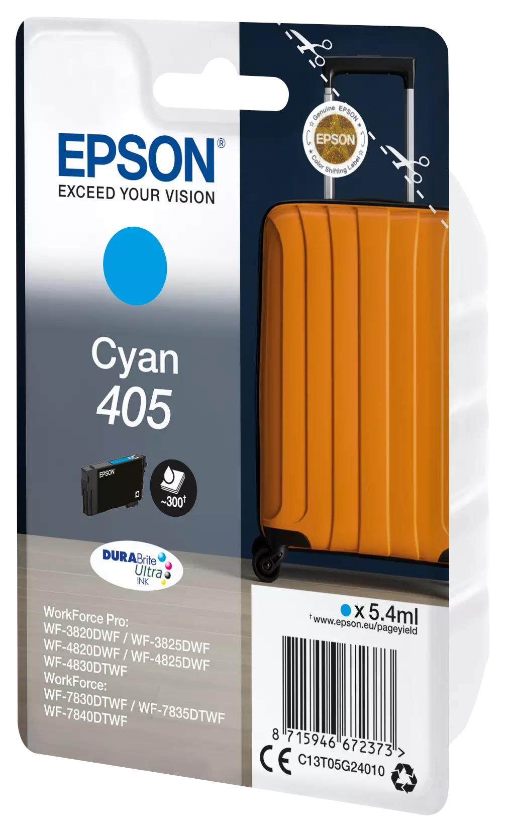 TINTEIRO EPSON 405 DURABRITE ULTRA INK SIÃO