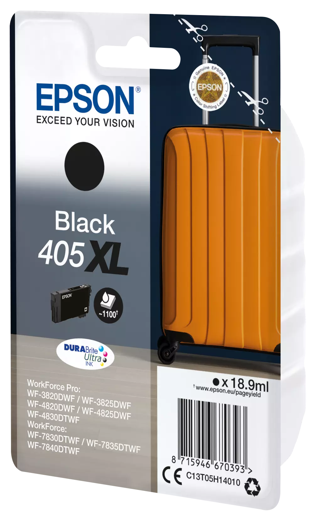 TINTEIRO EPSON 405XL DURABRITE ULTRA INK PRETO