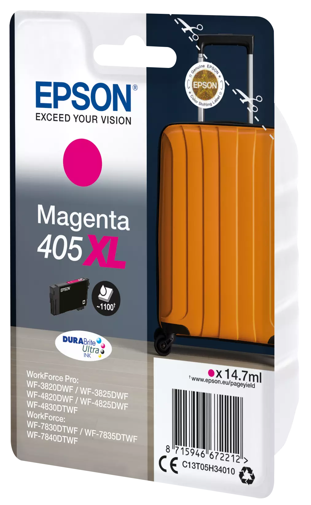 TINTEIRO EPSON 405XL DURABRITE ULTRA INK MAGENTA