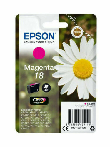TINTEIRO EPSON EXPRESSION XP-30/102/202/205/302/305/402/405 MAGENTA 18