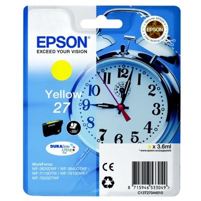 TINTEIRO EPSON WORKFORCE WF-3620/3640/7110/7610/7620 AMARELO 27