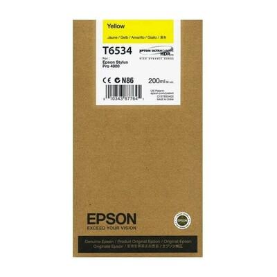 TINTEIRO EPSON STYLUS PRO 4900 200ML AMARELO 0