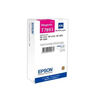 TINTEIRO EPSON WORKFORCE PRO WF-5110DW/5190DW/5620DWF/5690DWF 4.0K MAGENTA 78XXL