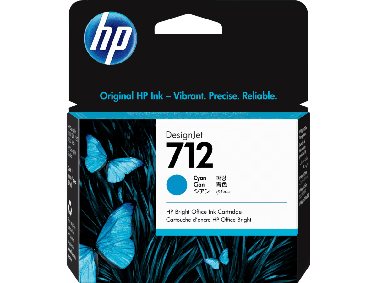 TINTEIRO HP DESIGNJET T200/T600 SIÃO 712