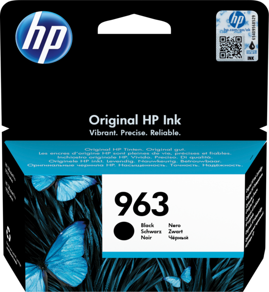 TINTEIRO HP OJ PRO 9010/9012/9013/9014/9015/9016/9018/9019/9020 1.0K 963 PRETO