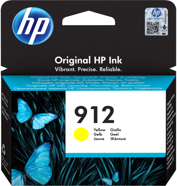 TINTEIRO HP OJ PRO 8020/8010/8013/8015/8022/8023/8024/8025 0.315K 912 AMARELO