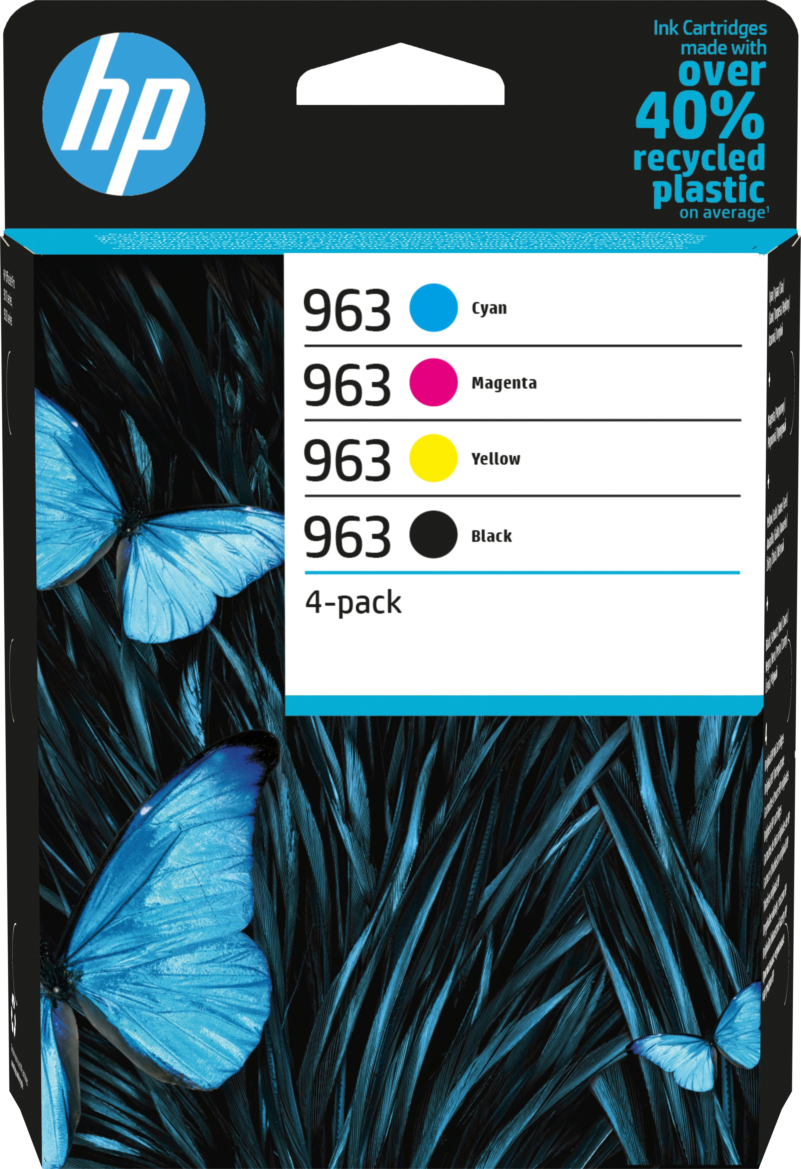PACK TINTEIROS HP OFFICEJET PRO 9000 SERIES PACK C/4 963 CMYK