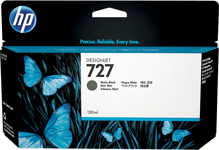 TINTEIRO HP DJ 920/1500 130ML PRETO MATE 727