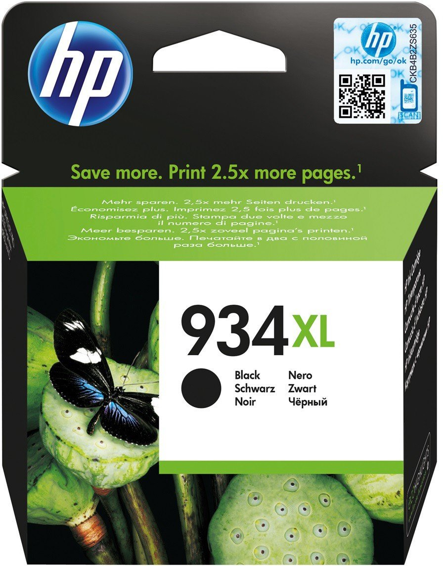 TINTEIRO HP OJ6812/6815/6230/6830/6835 934XL PRETO 0