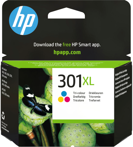 TINTEIRO HP DJ1050/2050 TRICOLOR 301XL
