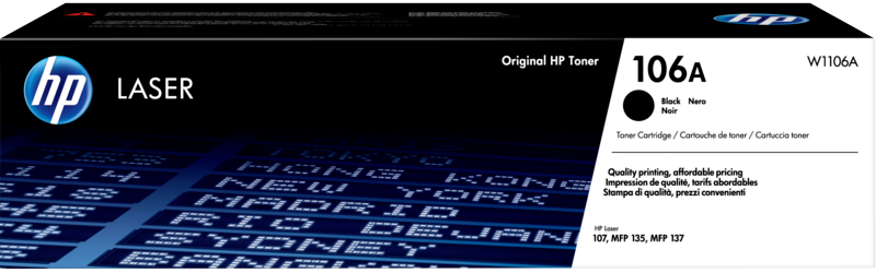 TONER HP LASERJET 107A/W MFP 135A PRETO 106A