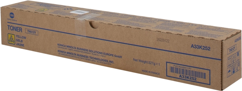 TONER KONICA MINOLTA BIZHUB C454/554 AMARELO A33K252