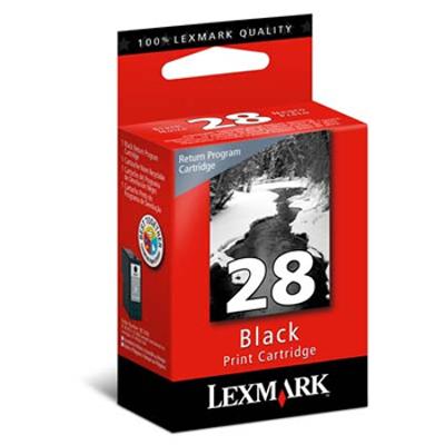 TINTEIRO LEXMARK X2500/X5070/X5490/X5495/Z845/1300/Z1310/Z1320 PRETO 28A
