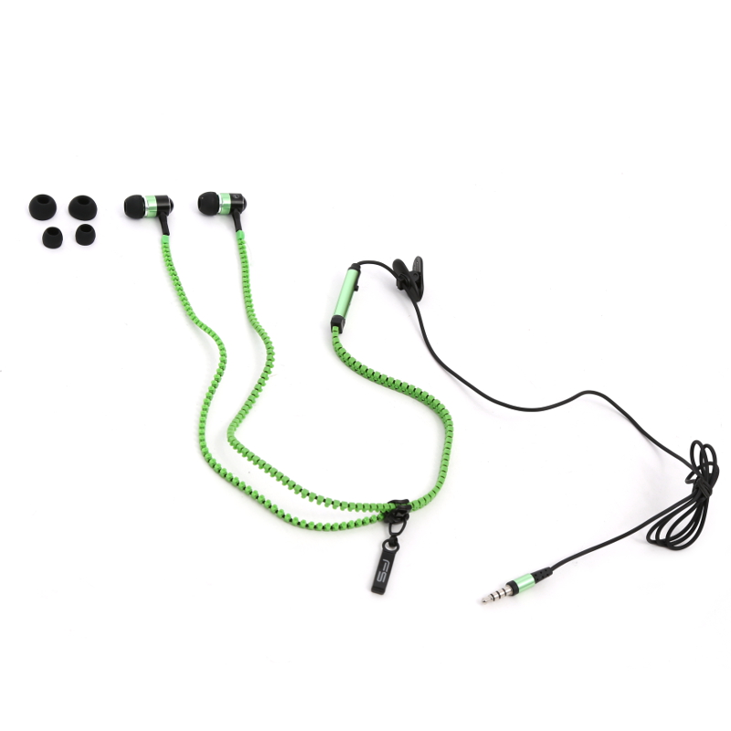 EARPHONES OMEGA FREESTYLE ZIP VERDE FH2111G 41800 0