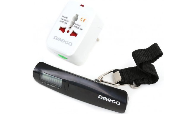 BALANÇA+TOMADA C/PROTEÇÃO TRAVEL KIT UNIVERSAL EUROPA/USA/UK/CHINA OTRAS 42083 1