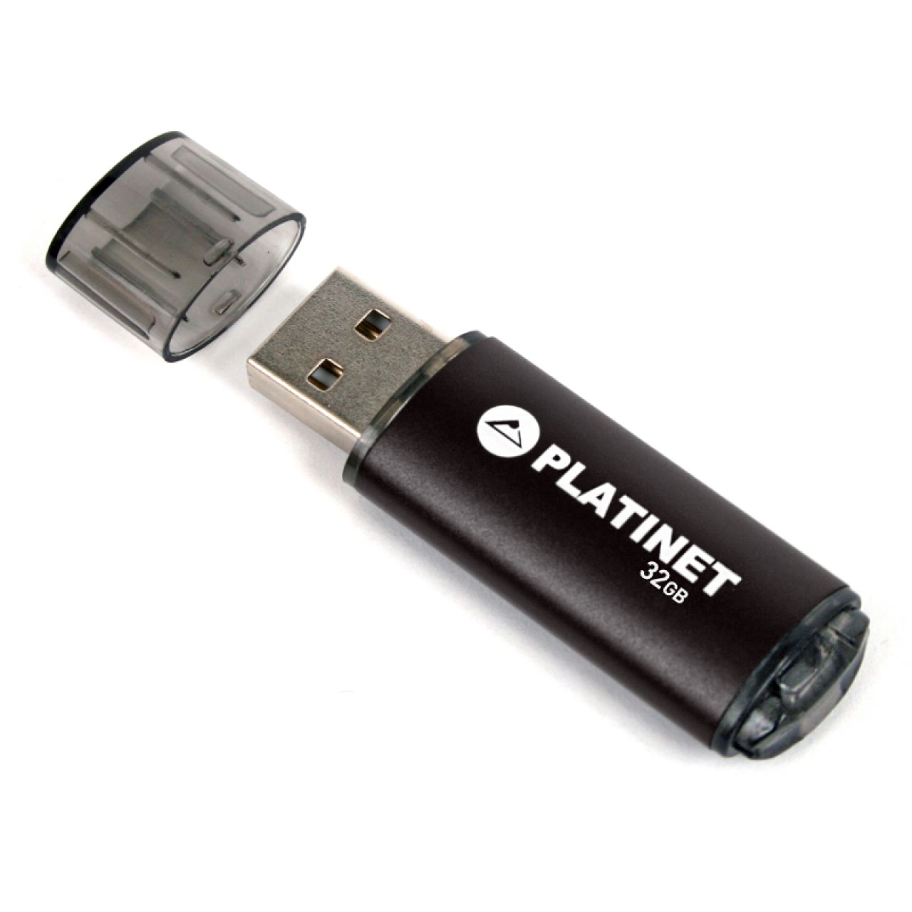 PEN DRIVE USB 2.0 32GB OMEGA PLATINET X-DEPO PRETA PMFE32 40621