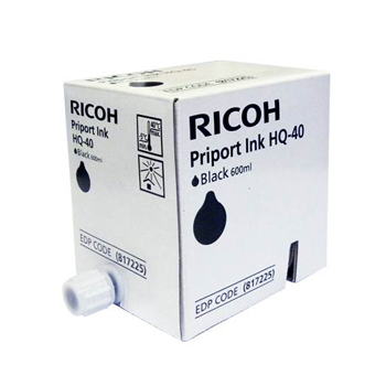 TINTA RICOH JP4500/DX4542/DX4545 HQ40 PACK C/5 PRETO 817225 0
