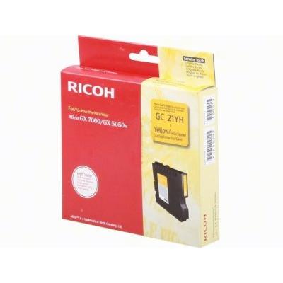 TINTEIRO RICOH GX5050/7000 TYPE GC-21AHY AMARELO