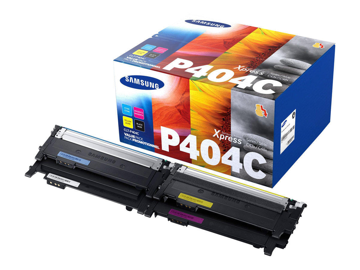 TONER SAMSUNG SLC430/C480 PACK C/4 CORES CLT-P404C CLTP404C