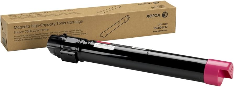 TONER XEROX PHASER 7500 17.8K MAGENTA 106R01437