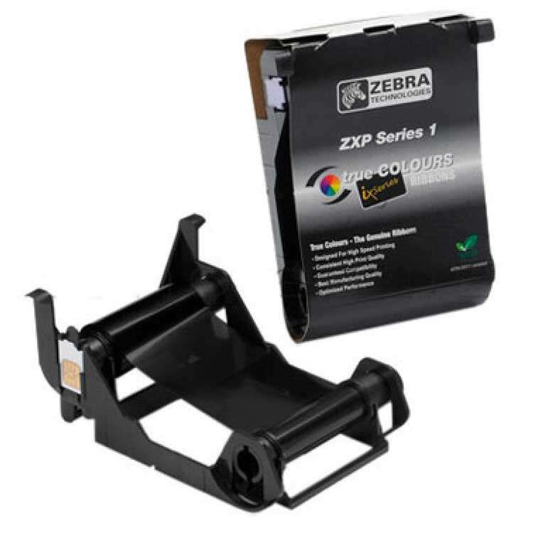 ZEBRA FILM PRETO STANDARD ZXP SERIES 1 1000 IMAGENS/ROLO