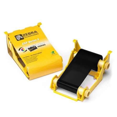 ZEBRA FILM PRETO STANDARD ZXP SERIES 3 1000 IMAGENS/ROLO