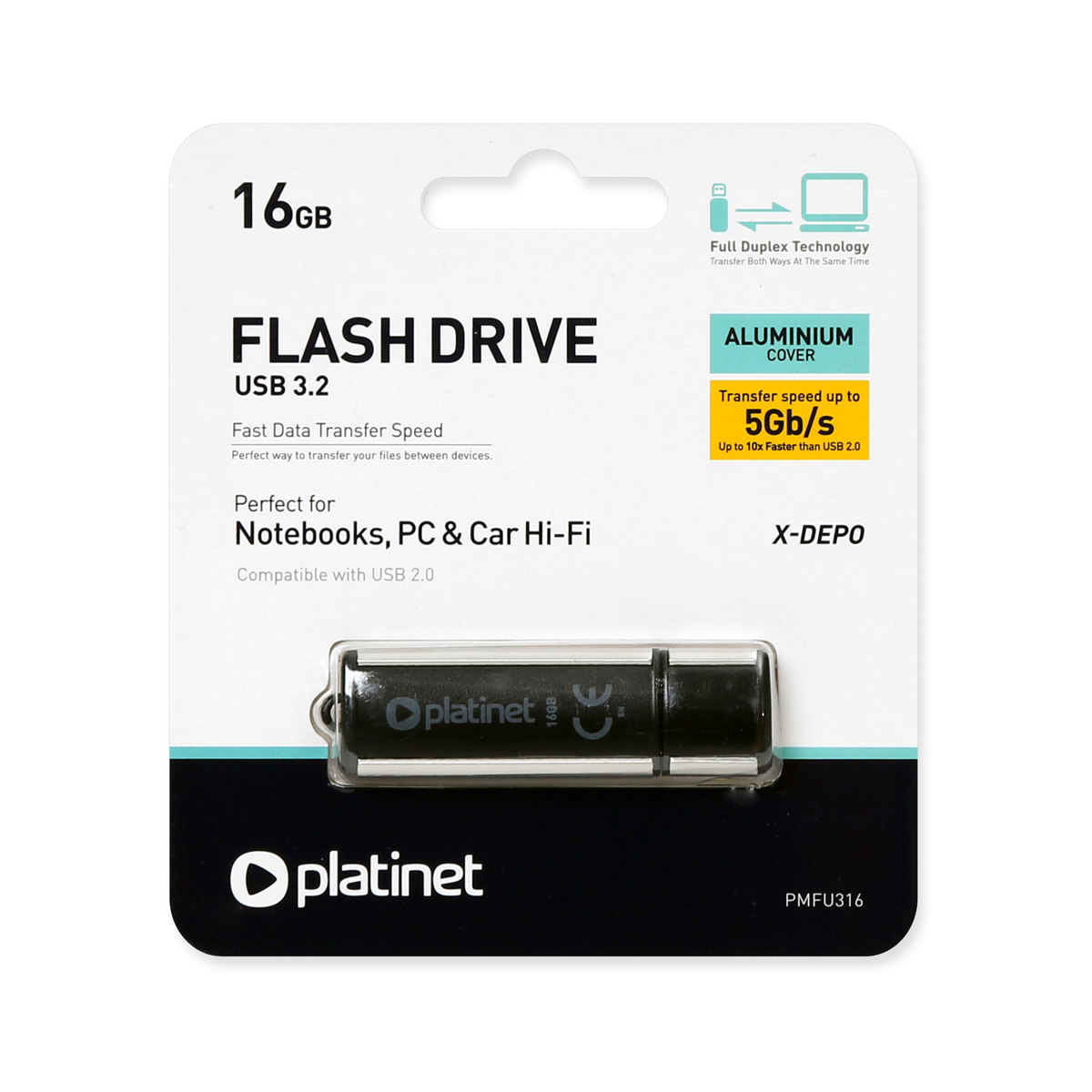 PEN DRIVE USB 3.2 16GB FAST DATA TRANSFER OMEGA PMFU316 41447