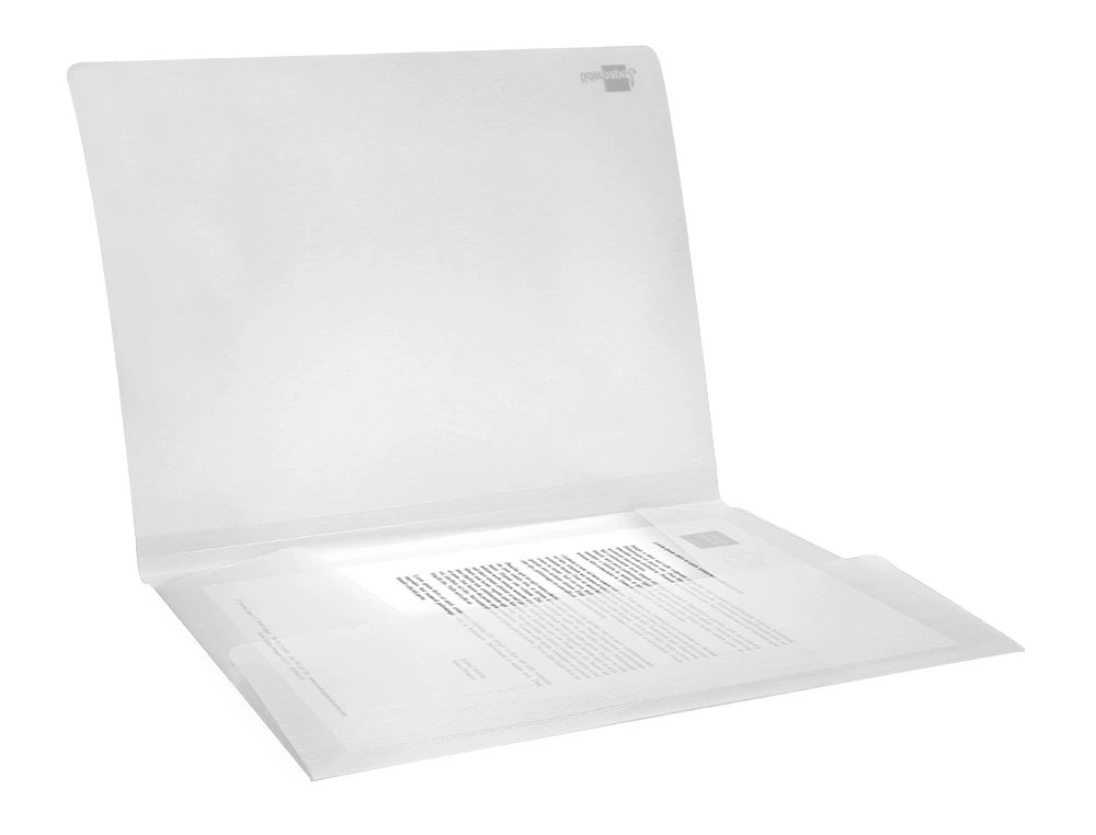 CAPA COM ABAS&ELÁSTICO A4 PP TRANSPARENTE CG71 1
