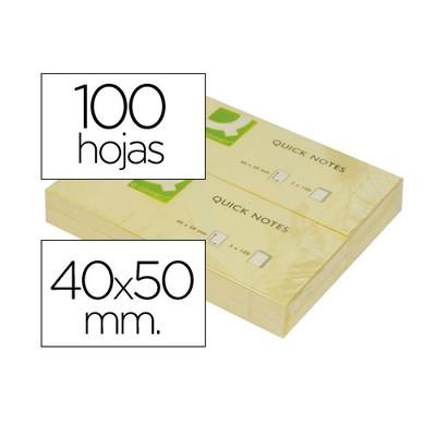 NOTAS ADESIVAS QC 50X40 3X100FOLHAS KF10500
