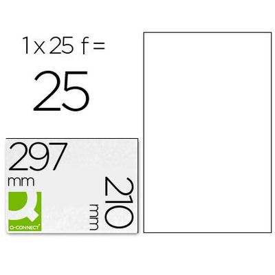 ETIQUETA ADESIVA TRANSPARENTE INKJET 25FOLHAS A4 PROVA DE TEMPO KF00228