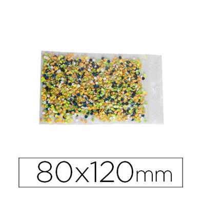 BOLSA PLASTICO APLI COM AUTOFECHO 80X120 MM PACK C/100UN APLI13135