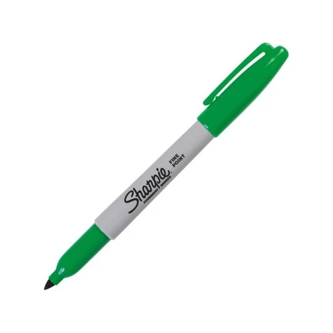 MARCADOR PERMANENTE PAPER MATE SHARPIE F 1MM PONTA REDONDA VERDE S0810960 0